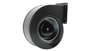 DC前倾单进风风机Φ150