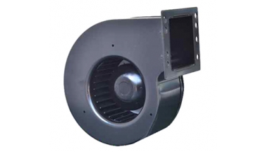 EC前倾单进风风机Φ120